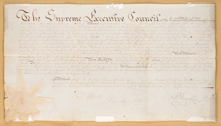 Lot #103 Benjamin Franklin: Benjamin Franklin grants a parcel of land at the site of a former Philadelphia jail - Image 2