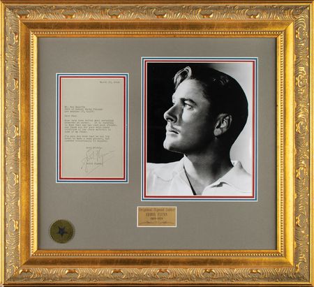 Lot #664 Errol Flynn: 