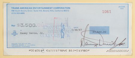 Lot #642 Sammy Davis, Jr - Image 2