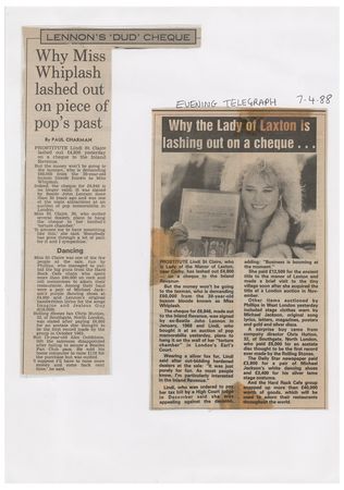 Lot #392 Beatles: Lennon, John: Lennon pays the 'Taxman' in 1968 - Image 3