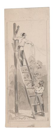 Lot #301 Harper's Weekly Sketch - Image 1