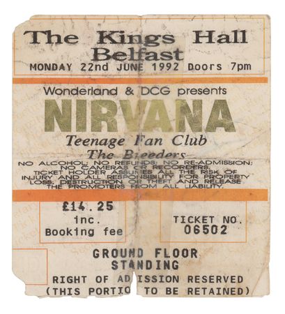 Lot #405 Nirvana: Cobain and Grohl: Nirvana's 