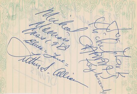 Lot #426 Luther Allison Signature - Image 1