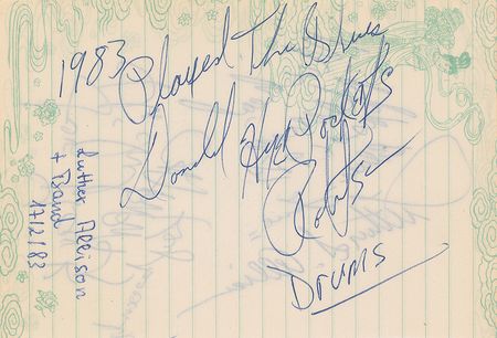 Lot #426 Luther Allison Signature - Image 2