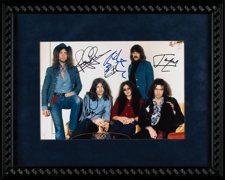 Lot #460 Deep Purple Signed Photograph - Image 2