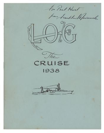 Lot #24 Franklin D. Roosevelt: Logbook from the 