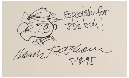 Lot #330 Hank Ketcham Sketches - Image 2