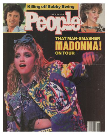 Lot #527 Madonna Magazine Cover - Image 1