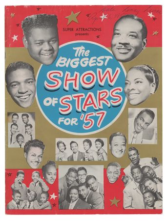 Lot #484 Clyde McPhatter and Fats Domino Program - Image 1