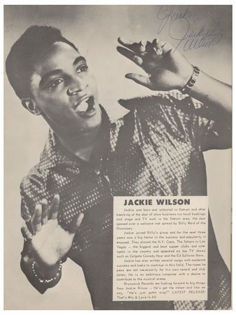 Lot #518 Jackie Wilson and Bo Diddley Program - Image 1