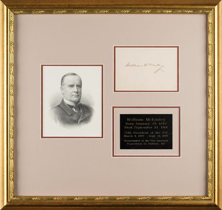 Lot #82 William McKinley Signature - Image 1