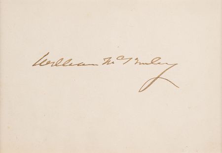 Lot #82 William McKinley Signature - Image 2