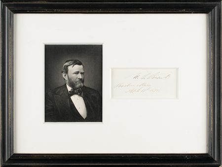 Lot #17 U. S. Grant Signature - Image 1