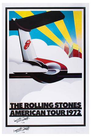 Lot #500 Rolling Stones: Richards, Keith Print - Image 1