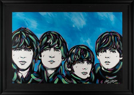 Lot #389 Beatles Painting - Image 3