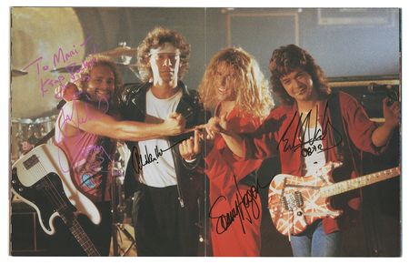 Lot #411 Van Halen Program - Image 1