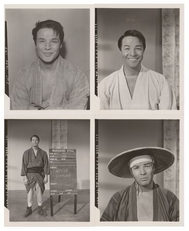 Lot #534 Marlon Brando: Brando in full makeup for his Japanese role in The Teahouse of the August Moon - Image 1