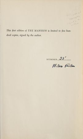 Lot #339 William Faulkner Book - Image 2