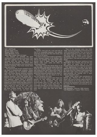 Lot #479 Led Zeppelin and Pink Floyd Handbill and Program - Image 4
