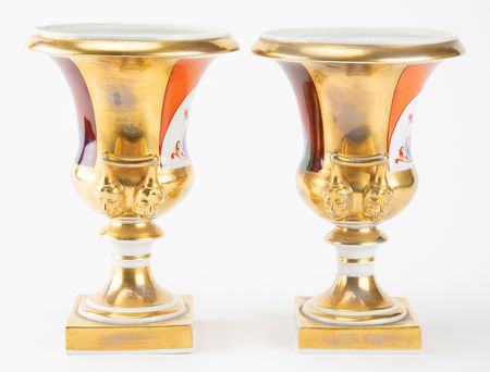Lot #4 George and Martha Washington: Hand-painted 19th-century Paris porcelain featuring George and Martha Washington - Image 3