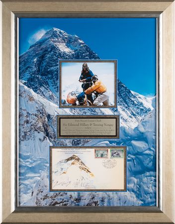 Lot #163 Edmund Hillary and Tenzing Norgay First Day Cover - Image 1