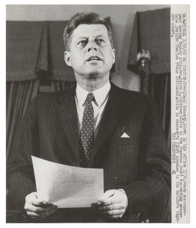 Lot #76 John F. Kennedy Photograph - Image 1