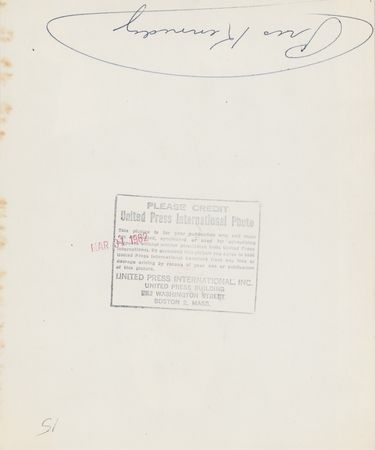 Lot #76 John F. Kennedy Photograph - Image 2