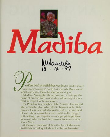 Lot #108 Nelson Mandela Book - Image 2