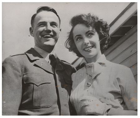 Lot #782 Elizabeth Taylor and Glenn Davis - Image 1