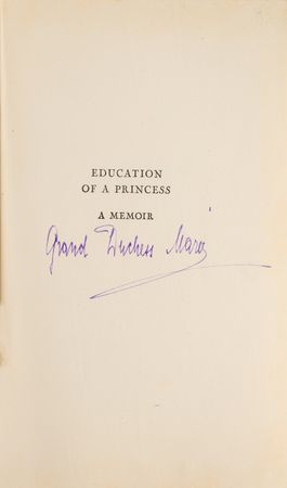 Lot #193 Grand Duchess Maria Pavlovna of Russia Book - Image 2