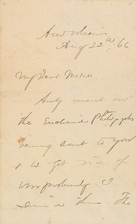 Lot #246 Philip H. Sheridan Handwritten Letter Signed - Image 1