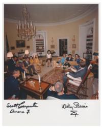 Lot #3014 Scott Carpenter and Wally Schirra Signed