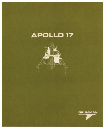 Lot #3474  Apollo 17 Grumman Press Kit - Image 1