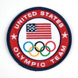 Lot #3550  Sochi 2014 Winter Olympics Space Flown Patch and Team USA Multi-signed Card - Image 1