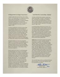 Lot #3413 Dave Scott's Apollo 15 Flown Flag and License Plate Display - Image 3