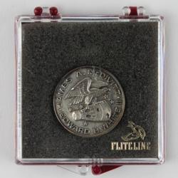 Lot #3071 Jim McDivitt's Gemini 4 Flown Fliteline Medallion - Image 3