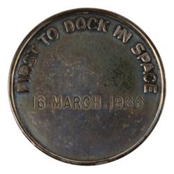 Lot #3064  Gemini 8 Flown Fliteline Medallion - Image 2