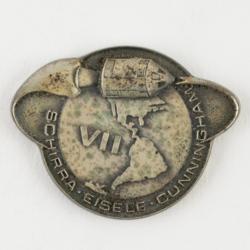 Lot #3124 Walt Cunningham's Apollo 7 Flown Robbins Medallion - Image 1