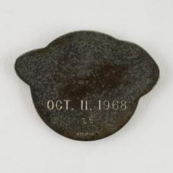 Lot #3124 Walt Cunningham's Apollo 7 Flown Robbins Medallion - Image 2