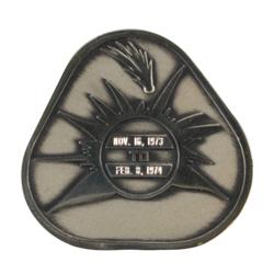Lot #3533 Bill Pogue's Skylab 4 Flown Robbins Medallion - Image 2