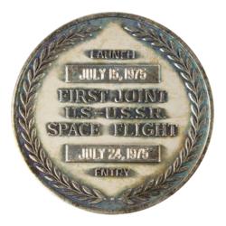 Lot #3574 Tom Stafford's Apollo-Soyuz Flown Robbins Medallion - Image 2