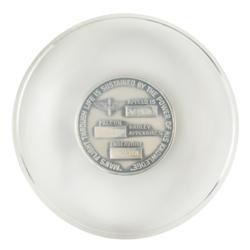 Lot #3416 Al Worden's Apollo 15 Flown Robbins Medallion - Image 2