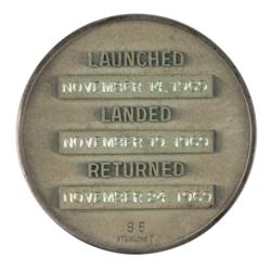 Lot #3242 Alan Bean's Apollo 12 Flown Robbins Medal - Image 2