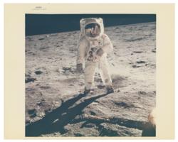 Lot #3172 Buzz Aldrin Original 'Type 1' Photograph - Image 1