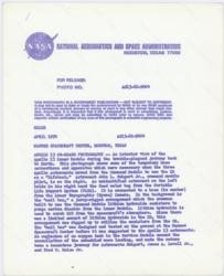 Lot #3282  Apollo 13 Original 'Type 1' Photograph - Image 2