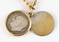Lot #3007 Jo Schirra's Mercury Era Flown Charm Bracelet - Image 19