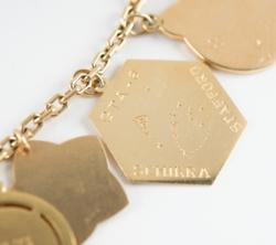 Lot #3007 Jo Schirra's Mercury Era Flown Charm Bracelet - Image 6