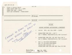 Lot #3176 Buzz Aldrin's Apollo 11 Flown Lunar