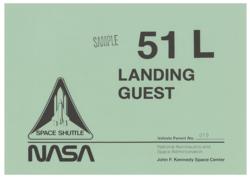 Lot #3604  STS-51-L - Image 1