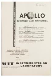 Lot #3153  Apollo Lunar Module AGC Guidance and Navigation Manual - Image 3